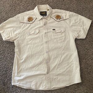 Mens Howler Brothers Medium ACL Fesitval Edition ShortSleeve Pearl Snap shirt
